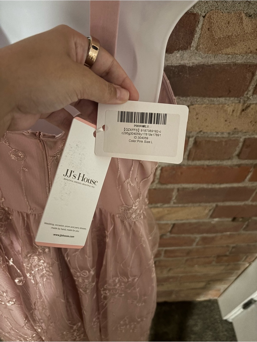 JJ’s House Pink Blush Lace Midi Dress Sweetheart Neckline Homecoming Formal New - Picture 7 of 8